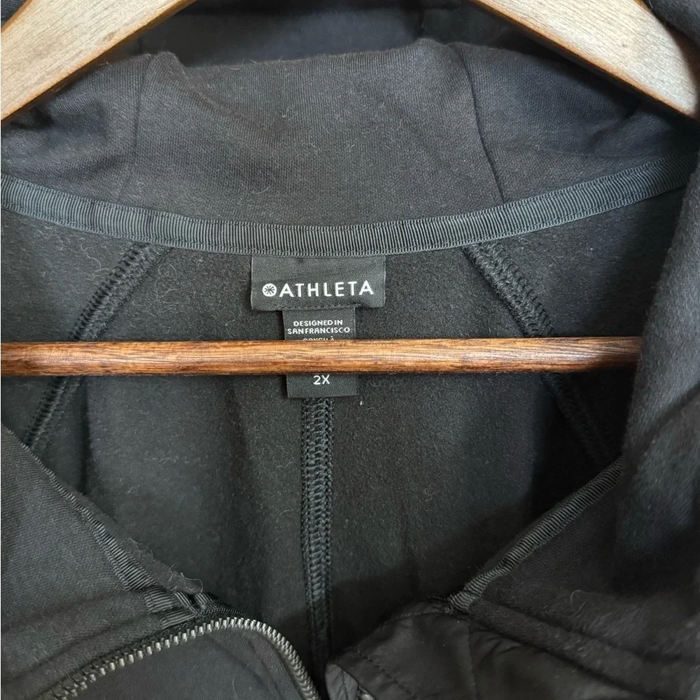Athleta Black On My Way Triumph Full-Zip Hoodie - Picture 3 of 3